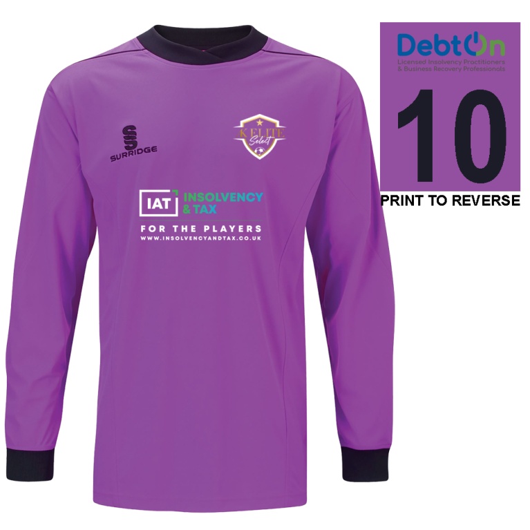 AK Elite Soccer - Goalkeeper Shirt - Purple - U11/U2/U13/U14/U15/U16s