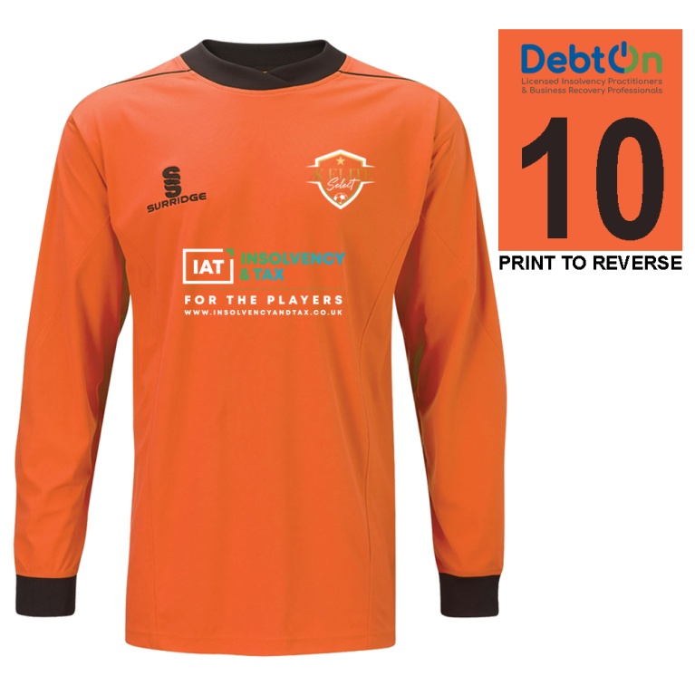 AK Elite Soccer - Goalkeeper Shirt - Orange - U11/U2/U13/U14/U15/U16s