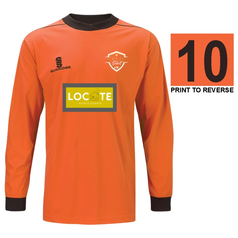 AK Elite Soccer - Goalkeeper Shirt - Orange - U8/U9/U10s