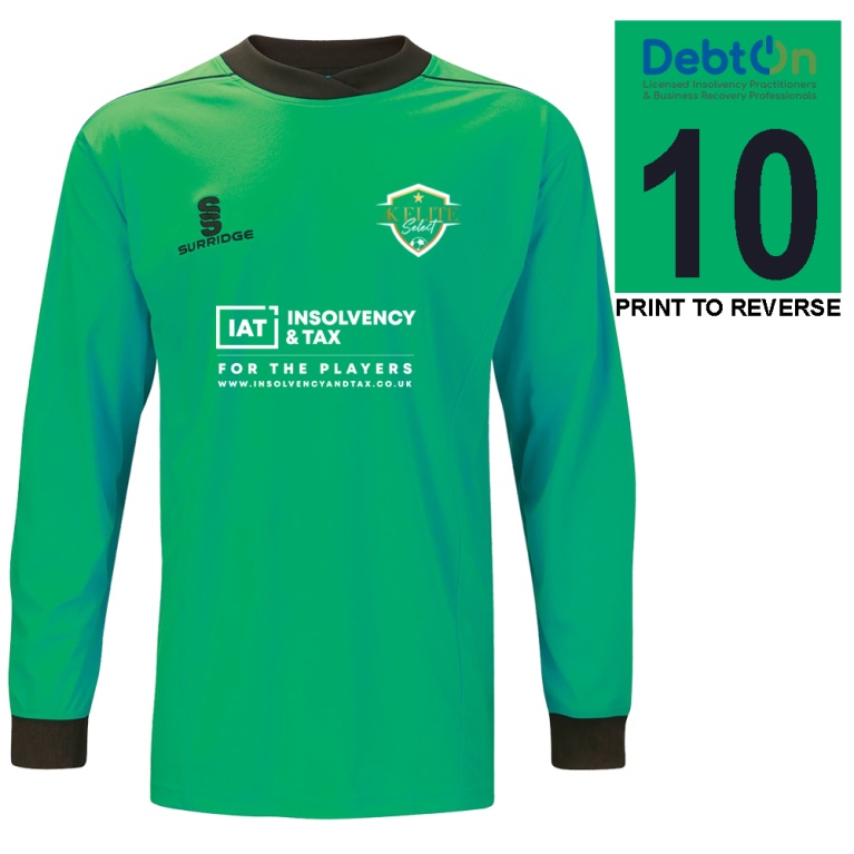 AK Elite Soccer - Goalkeeper Shirt - Emerald - U11/U2/U13/U14/U15/U16s